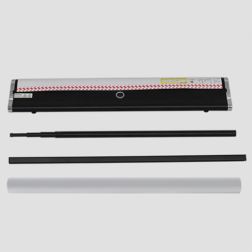 Roll-up Premium Black - sestavni deli.