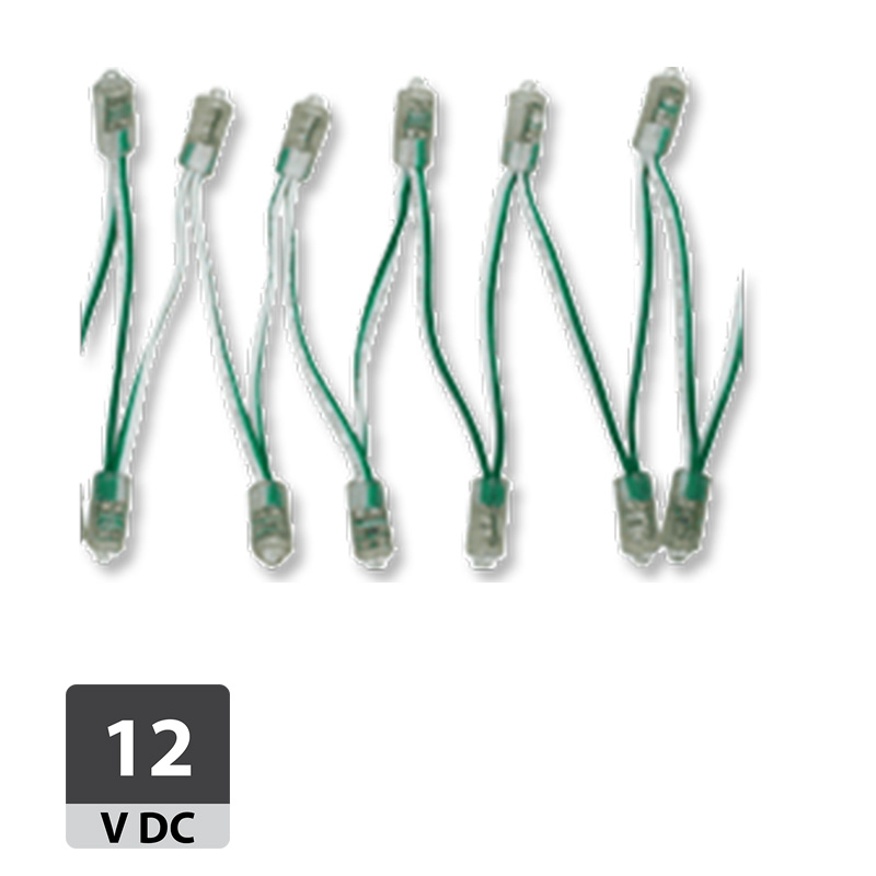 LED vodoodporna veriga s 50 okroglimi LED diodami