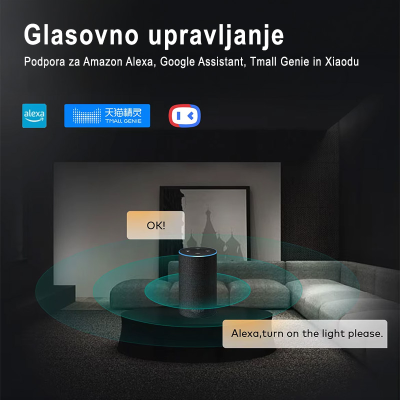 DMX kontroler Wifi/RF - glasovno upravljanje