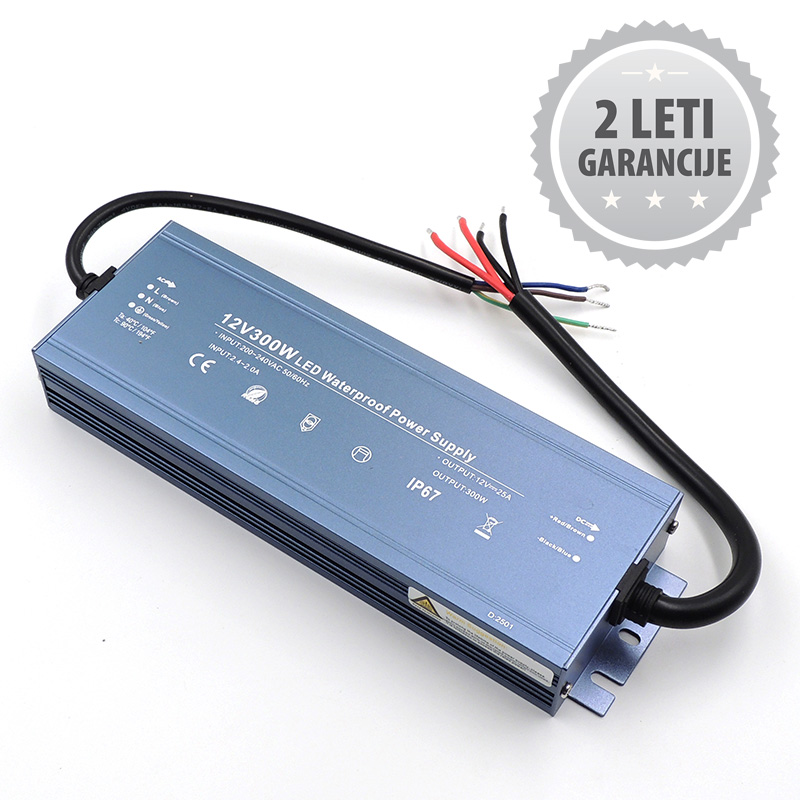 Vodoodporni napajalniki - Super Slim napajalnik IP67 300W