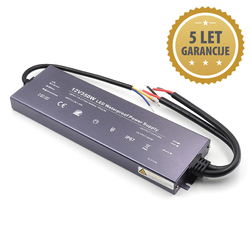 Vodoodporni napajalniki - HE Ultra Slim napajalnik IP67 350W