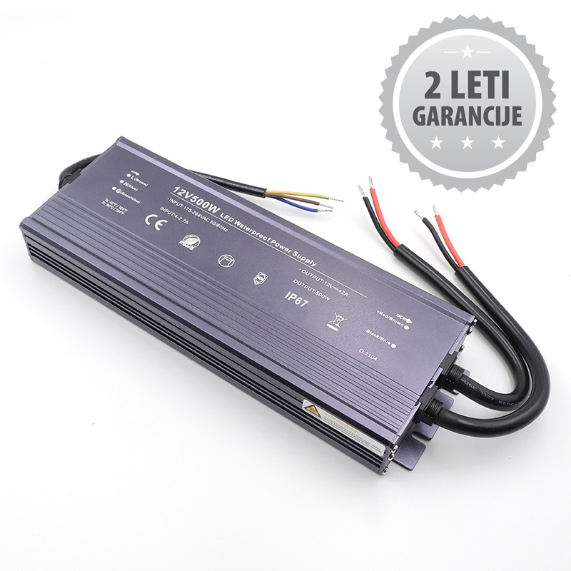 Vodoodporni napajalniki - Super Slim napajalnik IP67 500W