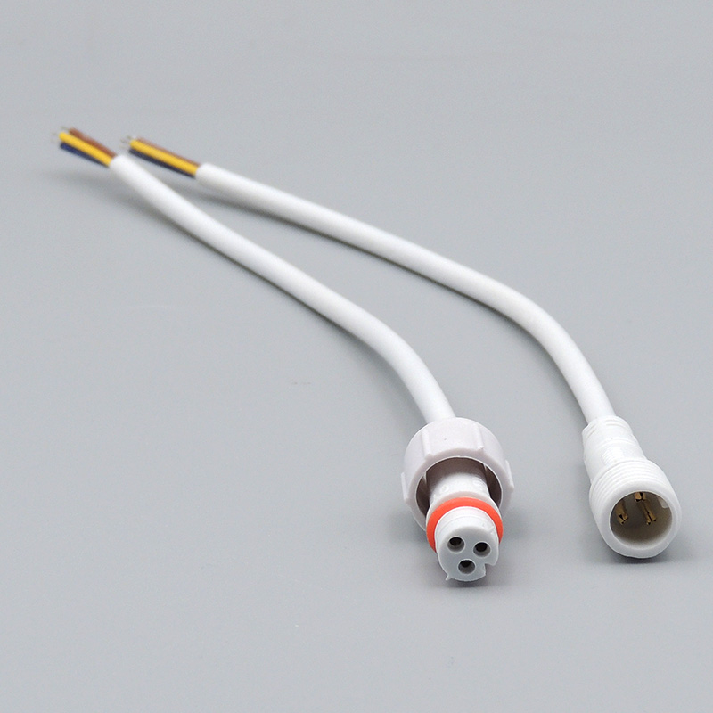 Konektor 3-pin digital IP67, set (moški + ženski)