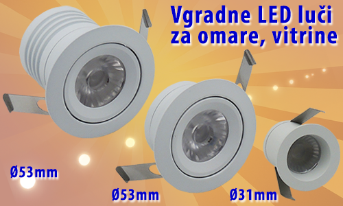 VGRADNE LED LUČI