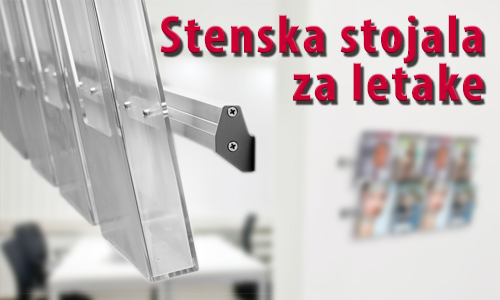 Stenska stojala za letake